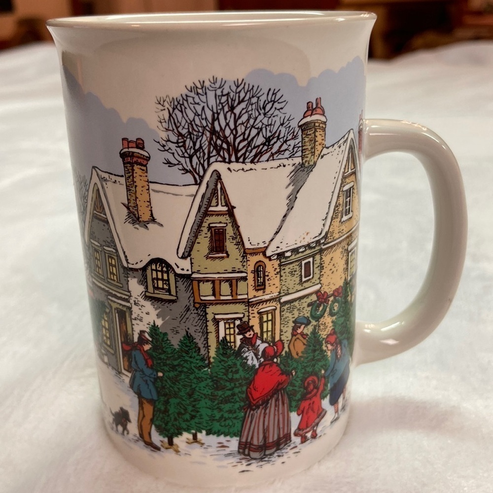 Potpourri Press Choosing A Tree 1991 Graphic Mug